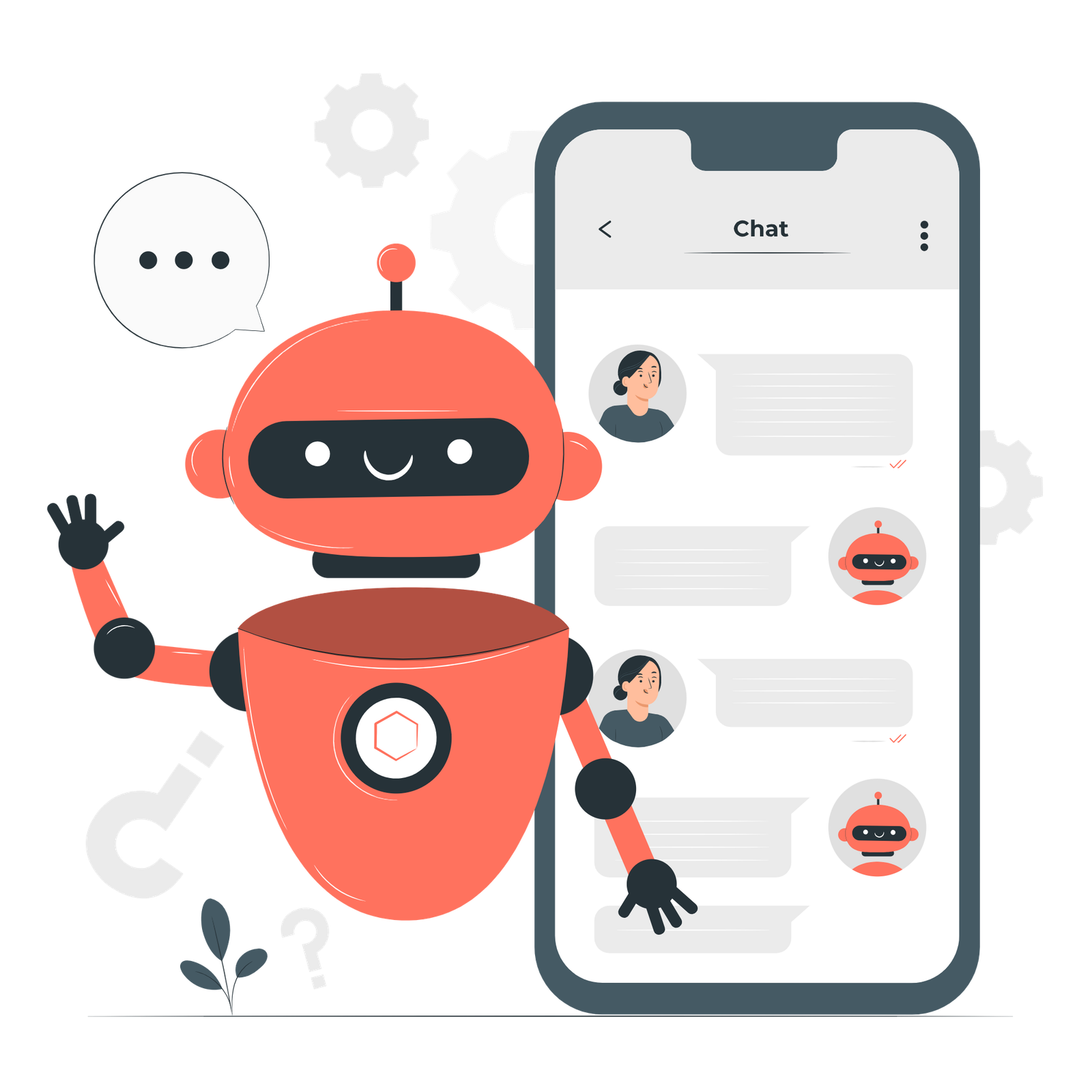 Chatbot Setup Illustration
