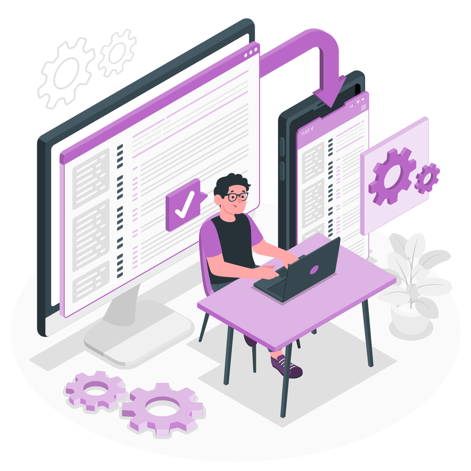 Process Optimization Illustration