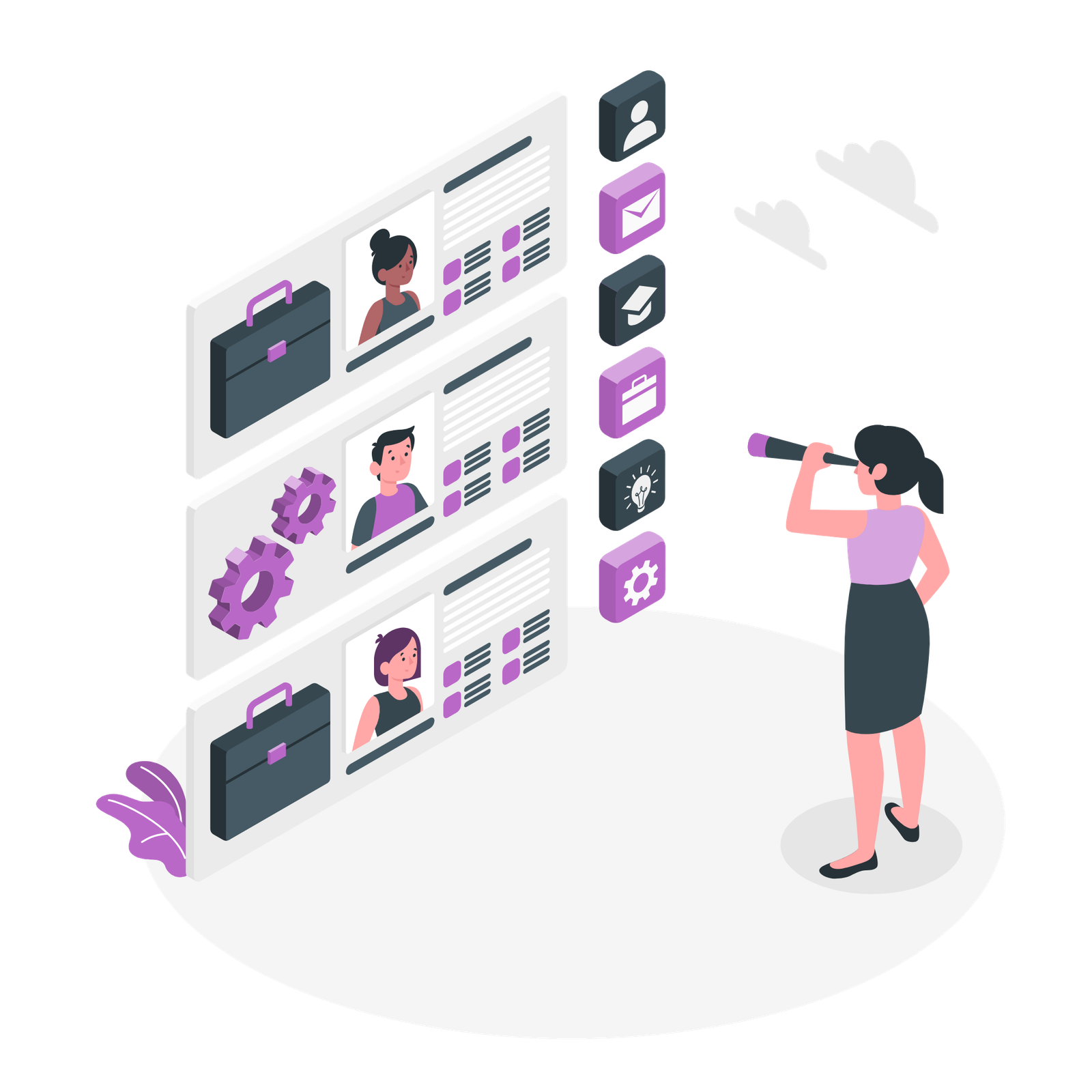 Job Ad Posting Illustration