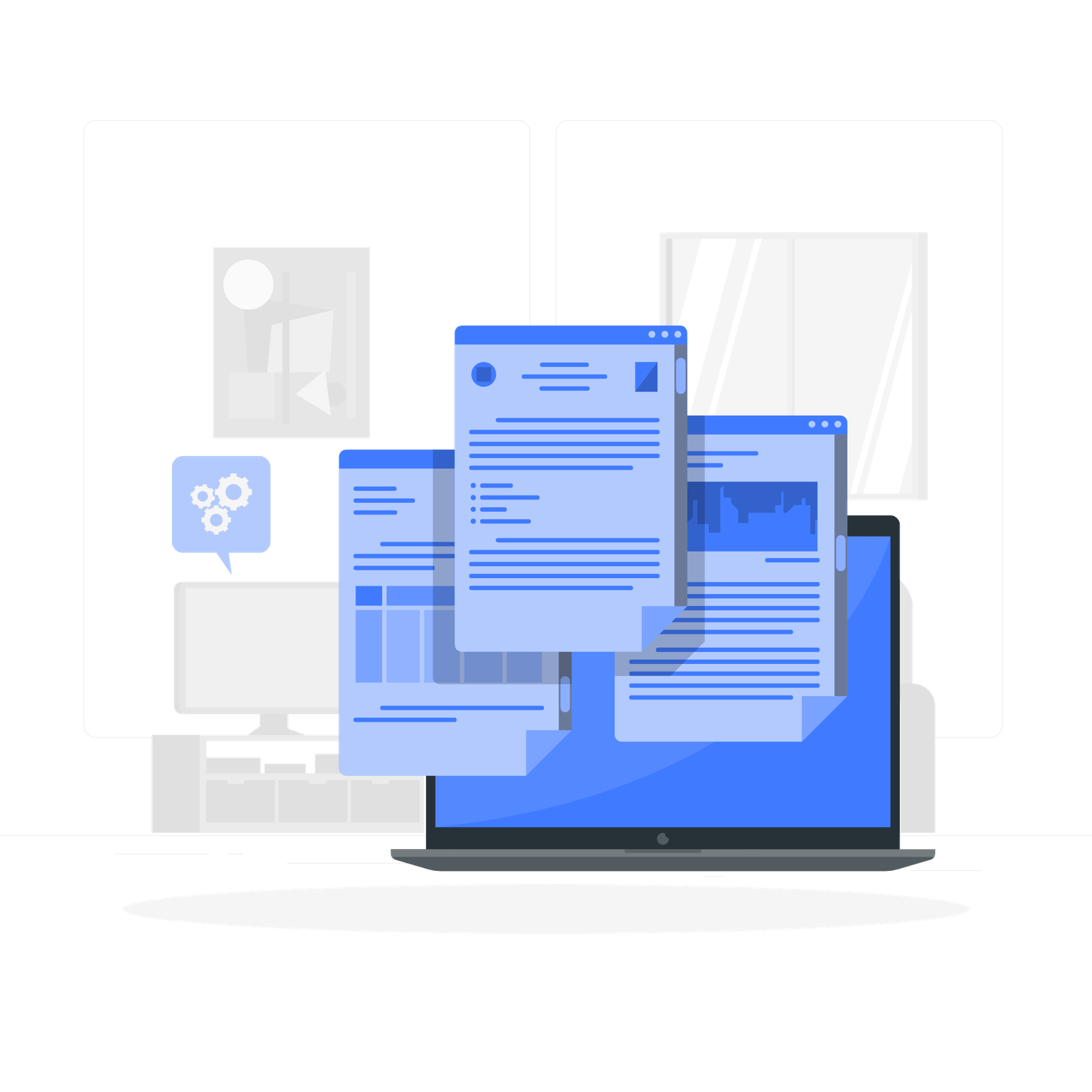 Document Preparation Illustration