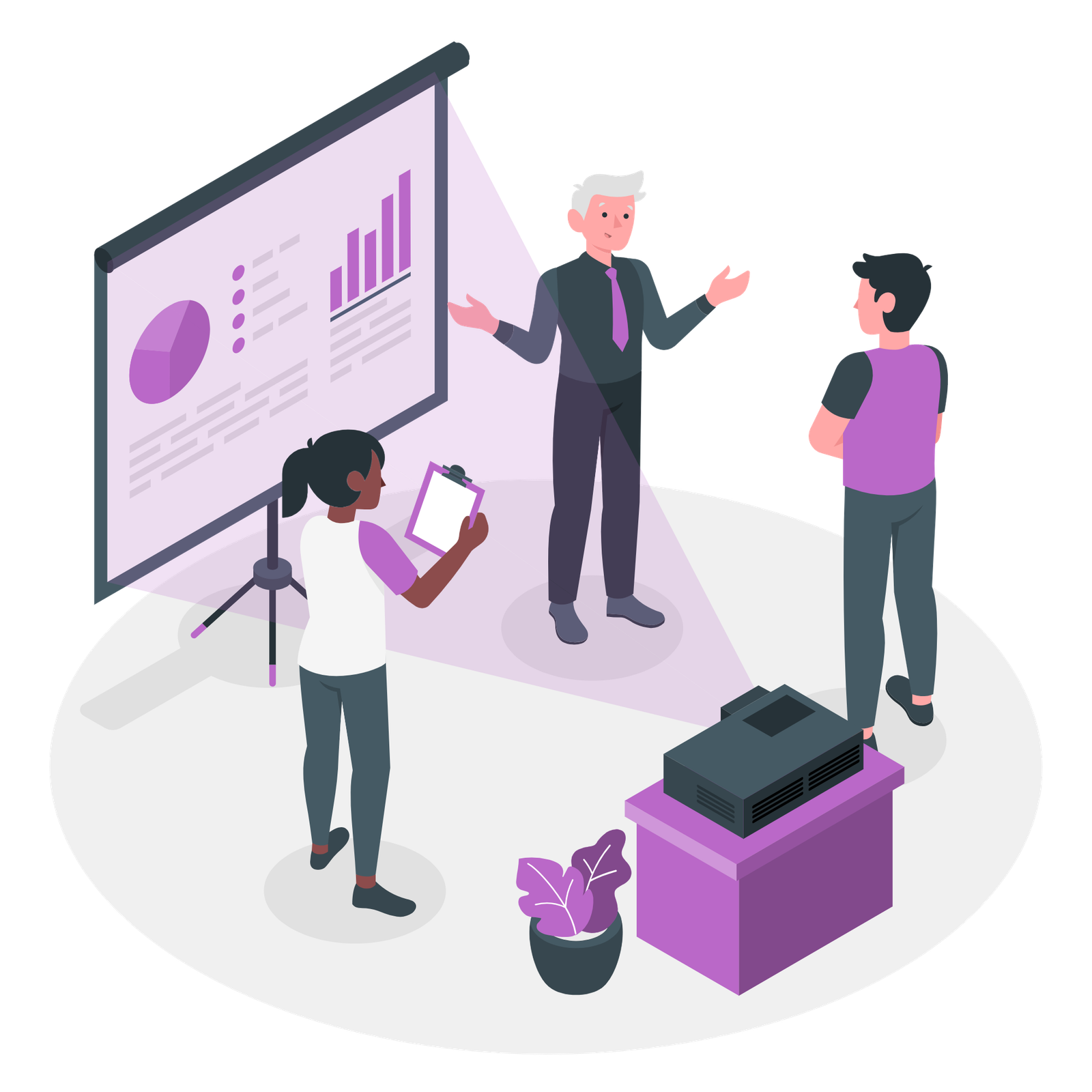 Task & Project Coordination Illustration