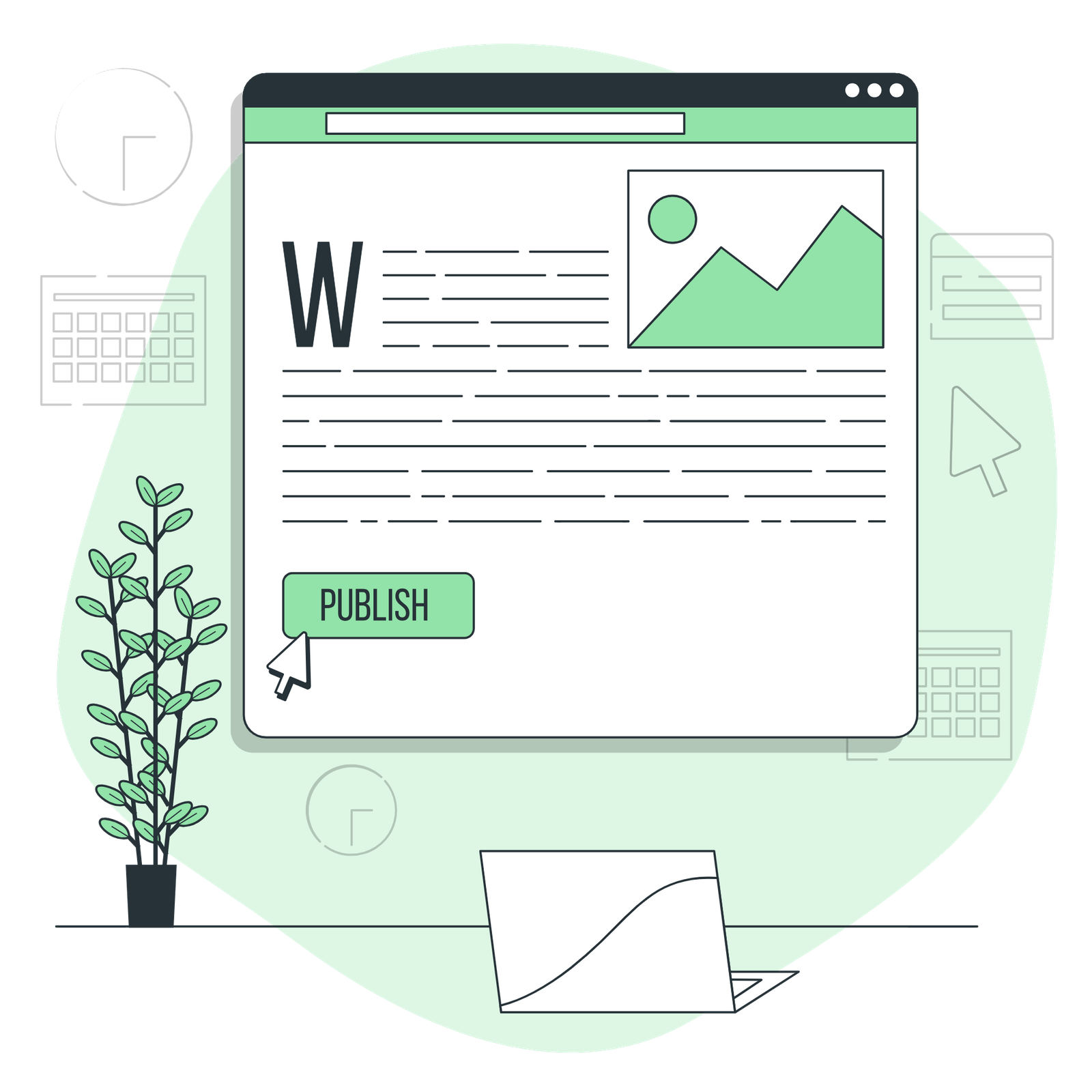 Proofreading & Editing Illustration