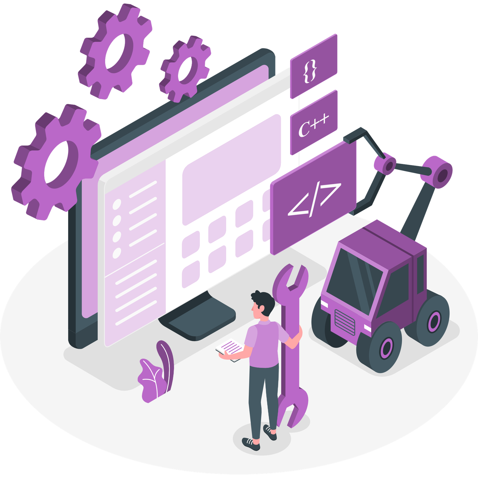 Prompt Engineering Illustration