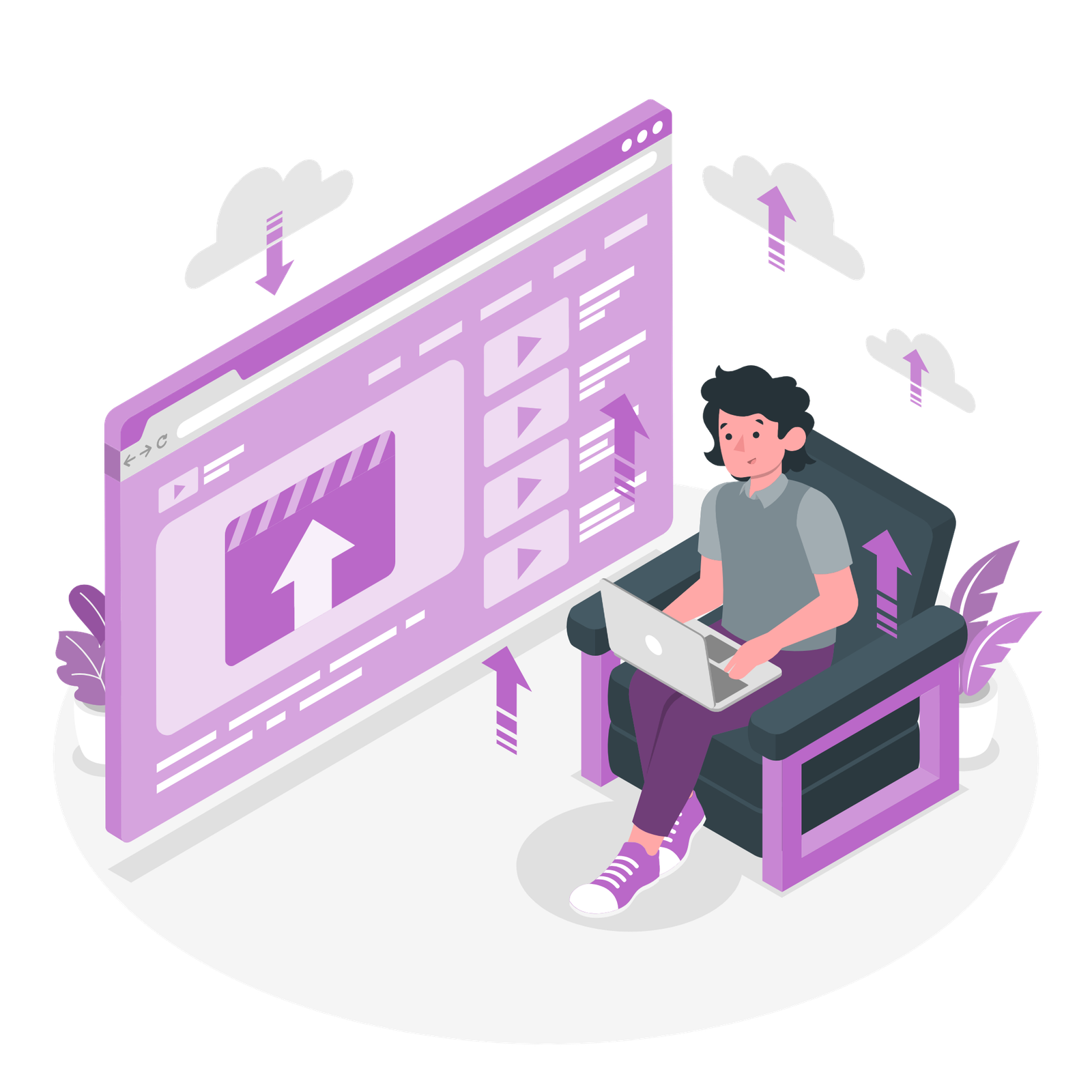 Motion Graphics & Captions Illustration