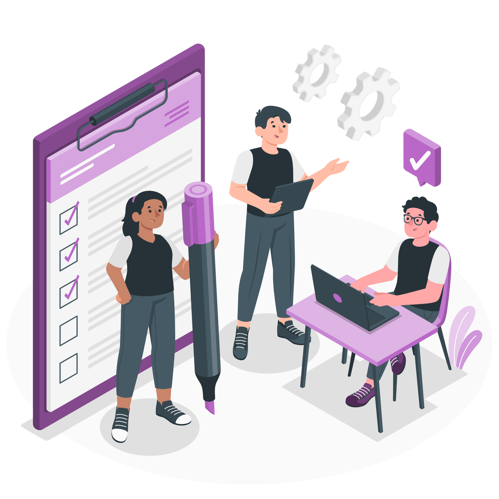 Lead List Building Illustration